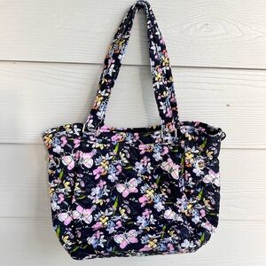 Bloom Boom Navy Glenna Satchel